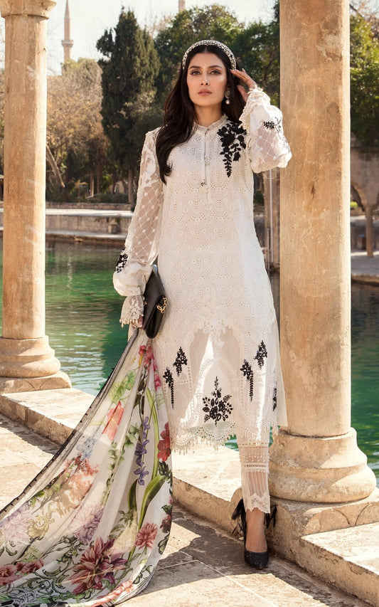 Maria B Luxury Lawn 1A